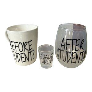 Funny teacher gift set NEW
